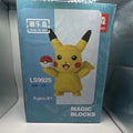 chao le sen Magic Blocks Pikachu LS9925 Building Toy Set 8+ Pokémon Plastic Box