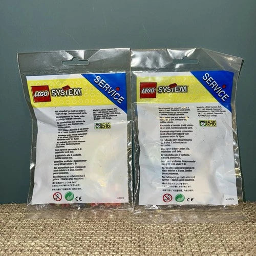 Rare LEGO Service Packs 5128 (Plates, Bricks, Toolholders) & 5129 (Space)