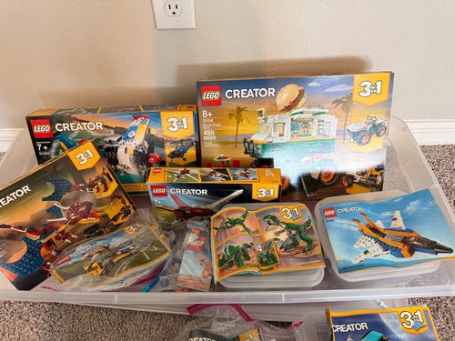 Lot of 9 Lego Creator Sets