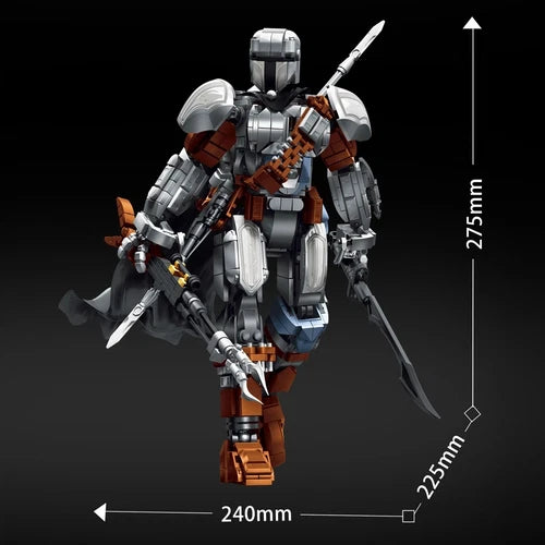 MOC The Mandalorian Movie building blocks 1046 pcs movies Birthday Toy gift