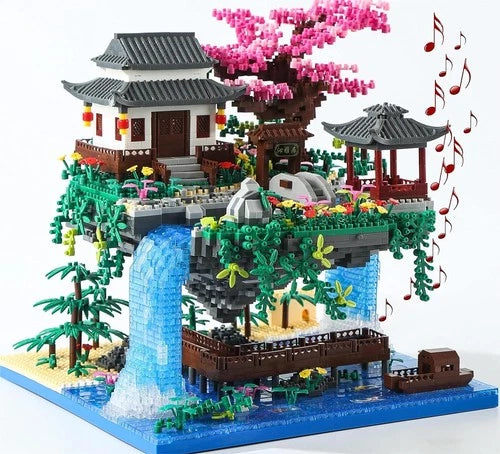 Cherry Blossom Tree Building Set 3320 Pcs with Gift Box and Music