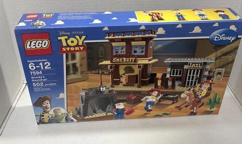 LEGO 7594 Woody's Roundup Sheriff Jail Disney Toy Story Pixar Retired 2010 NIB
