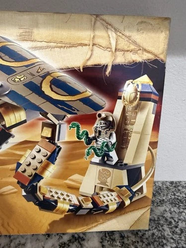 MEOW Pharaoh's Quest Cursed Cobra Statue 7325 Retired/Rare - NEW/ Box Damage