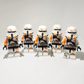 LEGO Star Wars Clone Airborne Trooper 212th Battalion Lot Of 5 sw0523