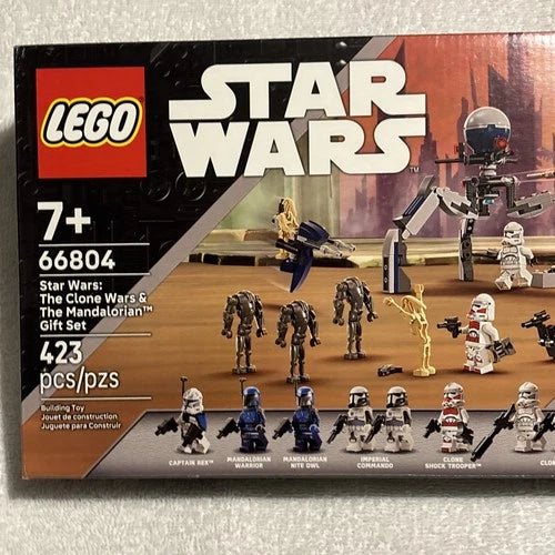 Lego Star Wars 66804 The Clone Wars And The Mandalorian Exclusive 3 In 1 Set New