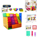 PicassoTiles PT28 Magnetic Building Block Base Plate Foundation Kit Jumbo XL