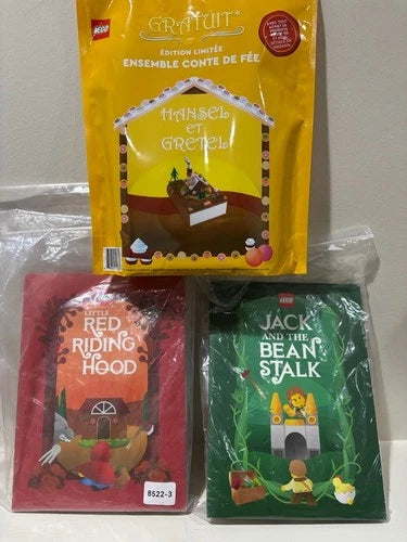 Lego 2021 Fairytale Bricktober 3 sets Hansel & Gretel/Beanstalk/Red Riding Hood