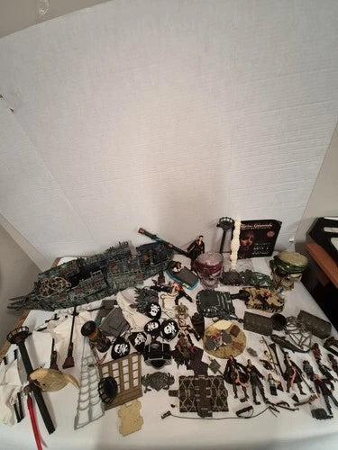 Vintage Pirates of the Caribbean Lot Of Mega Blocks, Figures Playsets See Desc.
