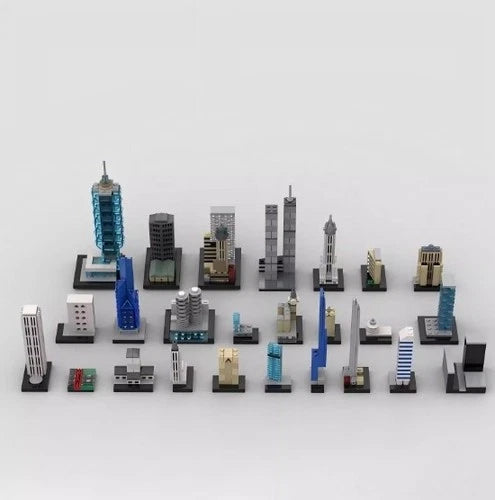 World Trade Center Building Model Boy Building Blocks Gift Kits