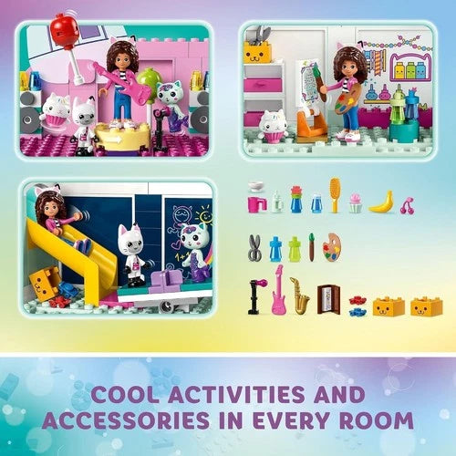 LEGO Gabbys Dollhouse Building Toy Playset 8 Room 4 Minifigures...(a19.5)