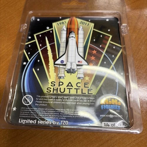 LEGO space shuttle 26 of 50 printed on lego parts series by tzo