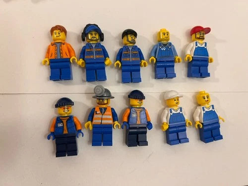 Huge LEGO City Lot Minifigures, Bricks, Police, Crooks, Fire Fighters etc.
