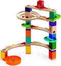 Hape Quadrilla Cliffhanger Wooden Marble Run Blocks Marble Maze Run Set, Early