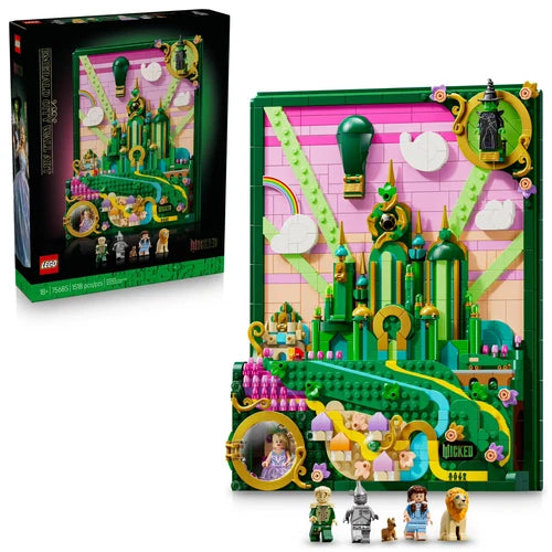 LEGO Wicked Emerald City Wall Art Building Set for Adults - Wall Decor for Livin