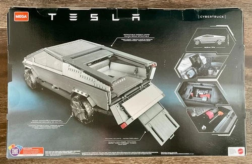MATTEL CREATIONS MEGA BLOKS TESLA CYBERTRUCK 3283 PCS - SEALED