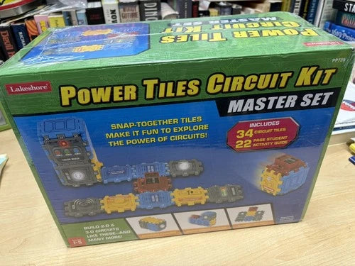 NEW Lakeshore Power Tiles Circuit Kit Master Set Engineering Building STEM