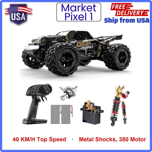 9309E All Terrain Fast RC Cars for Adults 40KPH - 4WD Electric Off-Road Remote