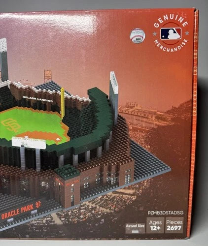 Genuine San Francisco Giants Oracle Park Stadium Building Block Set 2697 Pieces