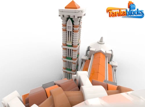 MOC-183760 Florence Cathedral building blocks Toys Christmas gift