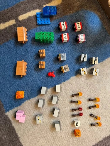 lego minecraft minifigures, accessories, misc parts. Skin pack figs, wither, etc