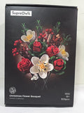 Christmas Roses Bouquet 809pc Building Blocks DIY Flower Home Decor Gift