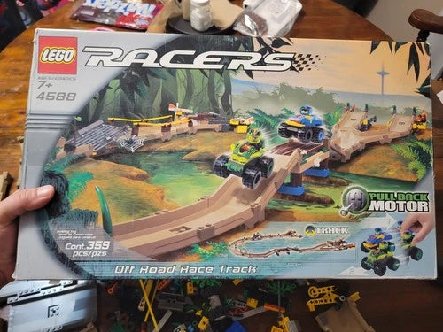 LEGO Racers: Off-Road Race Track (4588) Mostly Complete See Description