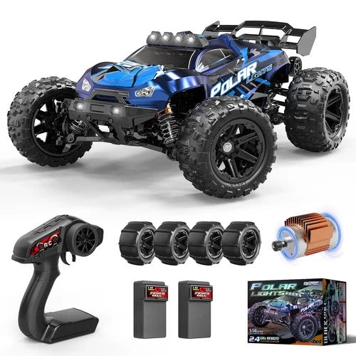 1/14 All Terrain RC Cars for Adults Fast 40+ mph, RC Trucks 4x4 Offroad