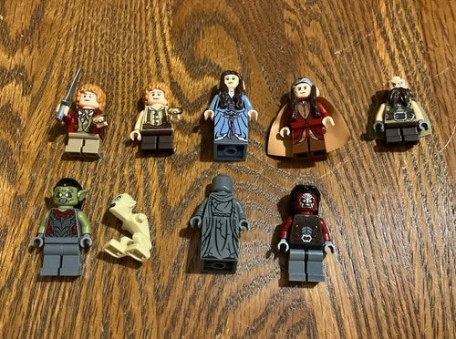 LEGO Lord of the Rings & The Hobbit Minifigure Lot of 9 Read Description