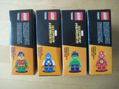 LEGO DC & Marvel Super Hero lot of 4 sets - 76062 76063 76065 76066 NEW