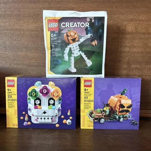 MEOW Halloween Brand New Complete Sets - 40811 , 40822 & 30717