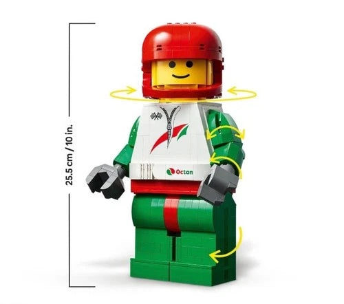 MEOW 40819 Up-Scaled Racing Driver Minifigure 694 pcs Set Ages 10+ NIB