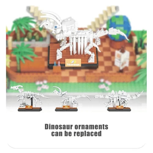 Dinosaur Fossils Museum Model Building Blocks 2788 PCS