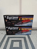 High speed Yile Toys RC Boat 2.4 Racing Boats Lot of 2 1 blue 1 Red Pool Racers