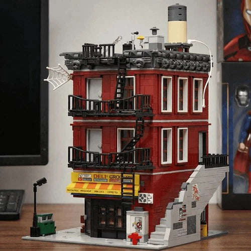 Spider Deli Apartment Building Blocks 3559PCS City Modular Building Set 11 Figur