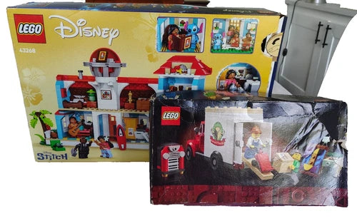 Lego Disney Lilo and Stitch Beach House and Lego Icons Moving Truck