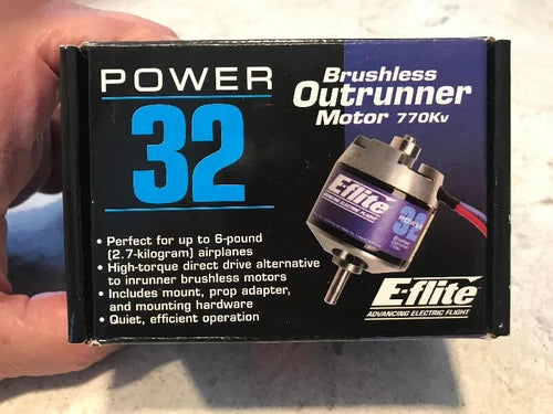 E-Flite Power 32 Brushless Motor 770Kv For RC Airplane