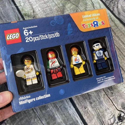 LOT 4 Mini Figure Athletes Warriors Musicians Cops Robbers Toys R Us COMPLETE
