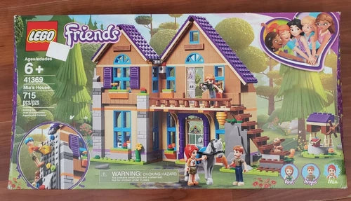 LEGO Friends Mia's House #41369 Brand New Sealed Retired Set Horse Mini Figs