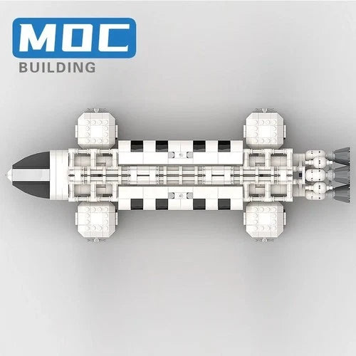 Space 1999 Eagle Shuttle MOC Model Building Blocks Set 1137 Pcs DIY Gift