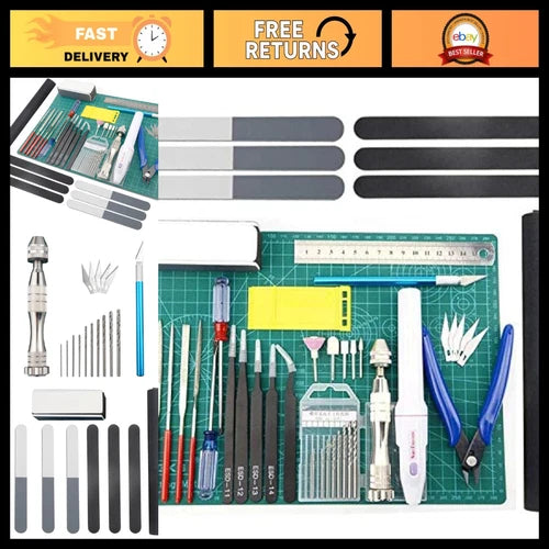33 PCS Model Tools Kit - Craft Set for Gundam & Car Model Building, Repair & Fix