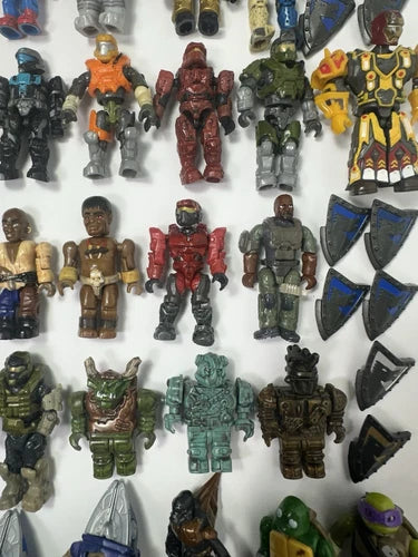 Mega Blocks Mini Figures Weapons Accessories Lot AS IS