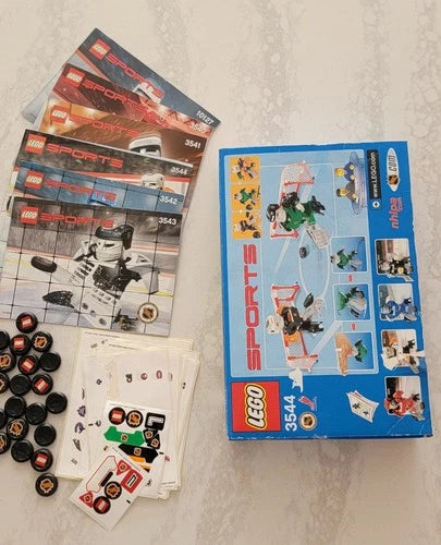 Lego Sports Hockey 3540 3441 3542 3533 3544 10127 Large Lot NHL Retired 2002-03