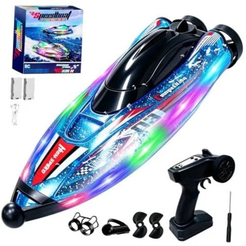 Remote Control Boat for Kids - 25 MPH Brushless RC Boat - Fast Speed