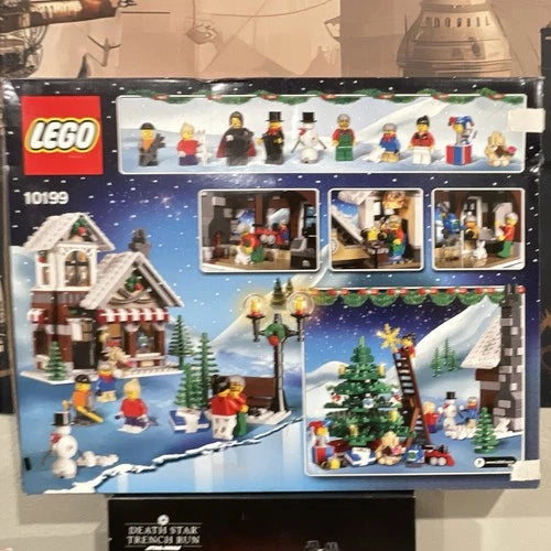 MEOW Winter Village Toy Shop (10199) Power Functions Light Brick complete