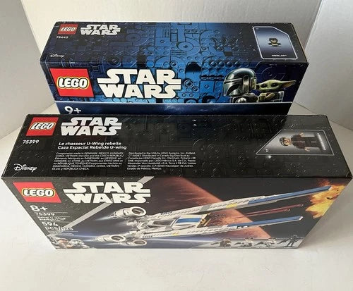 2 LEGO Star Wars : Anzellan Starship (75445) & Rebel U-Wing Starfighter (75399)