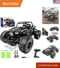 Durable 1:14 RC Monster Truck - 2WD Electric Crawler with Rechargeable Batteries
