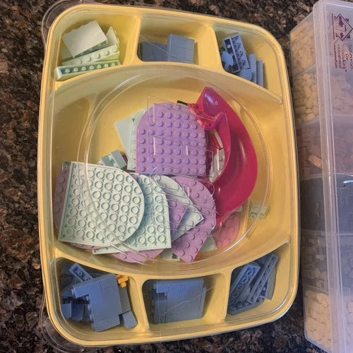 HUGE LEGO Bulk INCLUDES Containers Color Organized