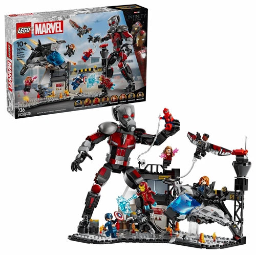 LEGO Marvel Captain America Civil War Action Battle Set 76314 736pcs Age 10+