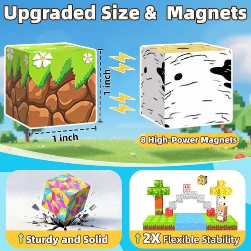EchoPlan Magnetic Building Blocks 200PCS