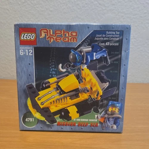 ALL NEW LEGO Alpha Team Mission Deep Sea Lot 4790 4791 4792